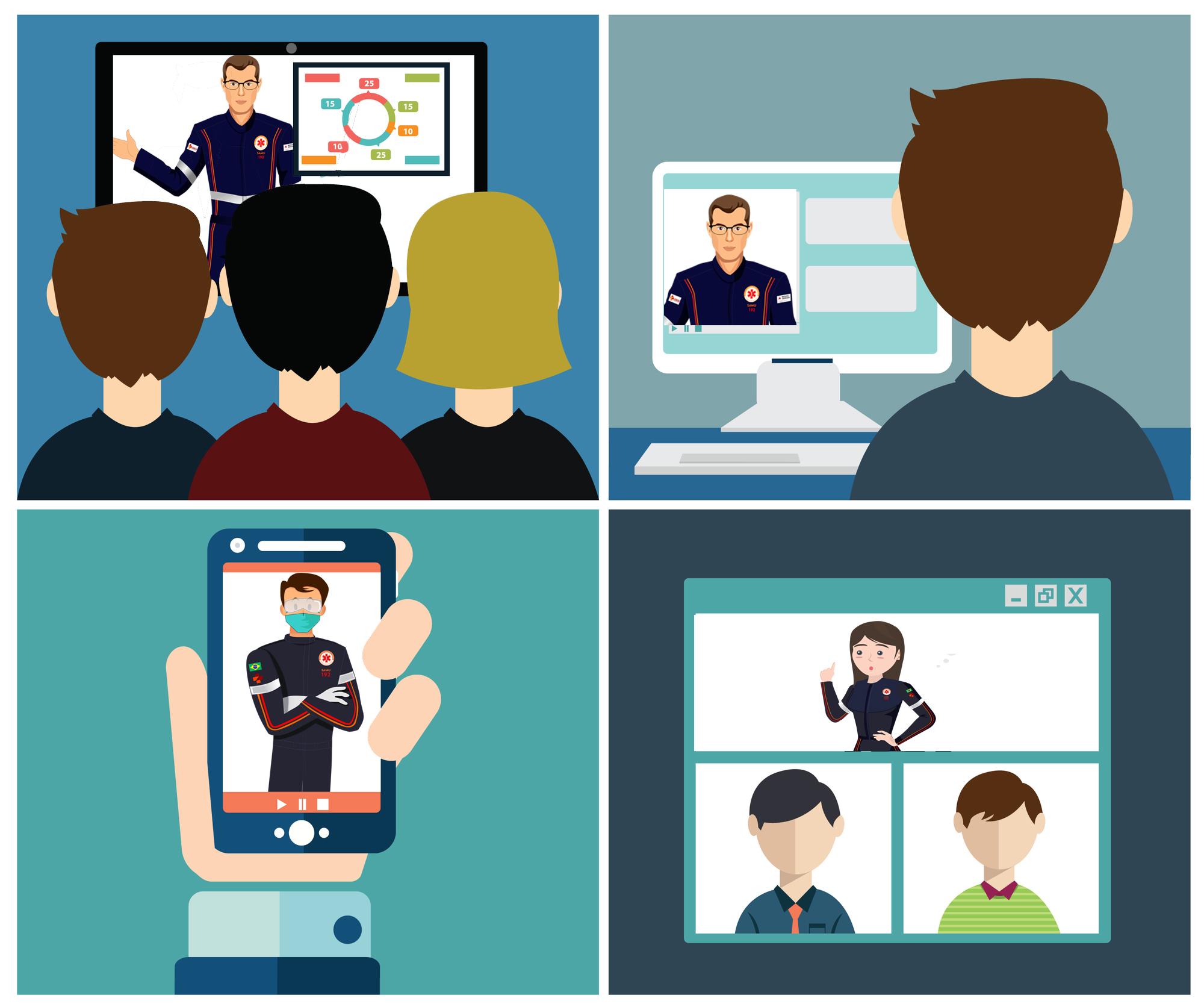 Sala Virtual de Conferências e Sessões Clínicas